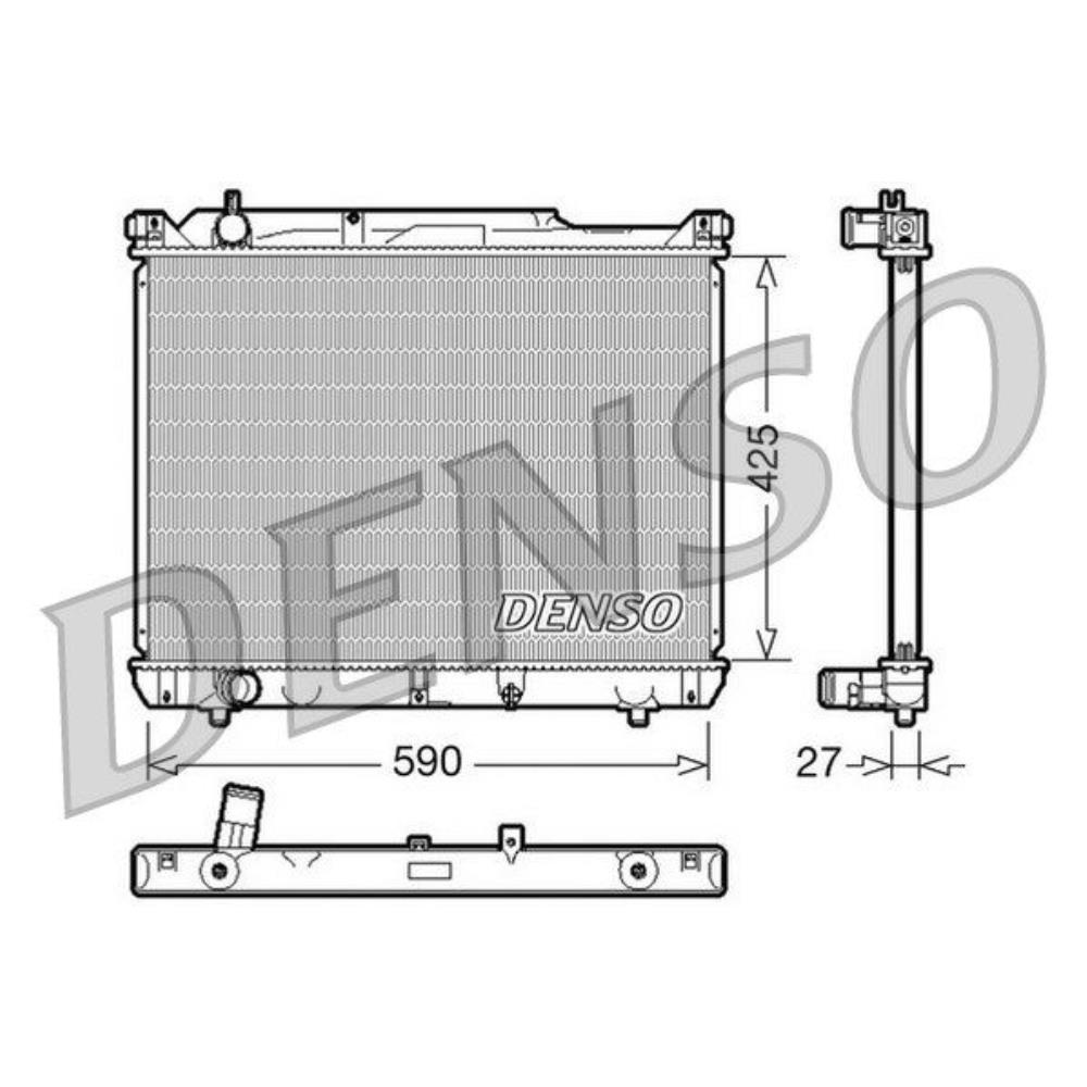 DENSO Wasserkühler Motorkühler Alu für Suzuki Grand Vitara I FT GT 2.0 HDi