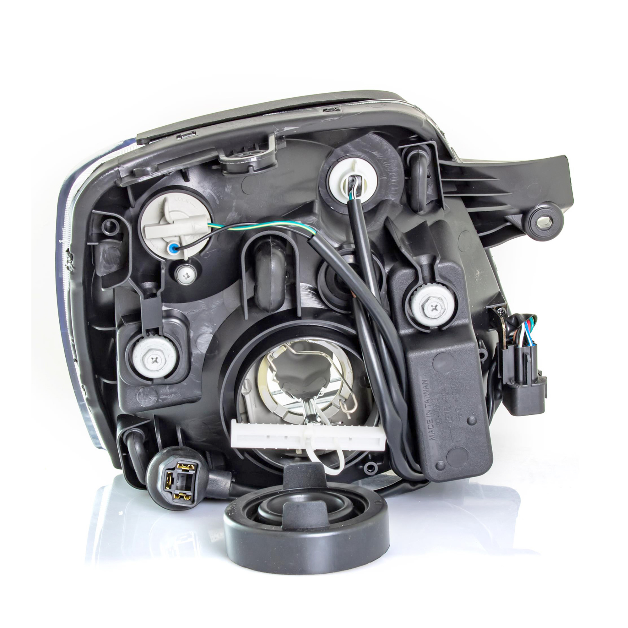 Halogen Scheinwerfer links für Kia Picanto (BA) 04.04-12.07 H4 mit Motor