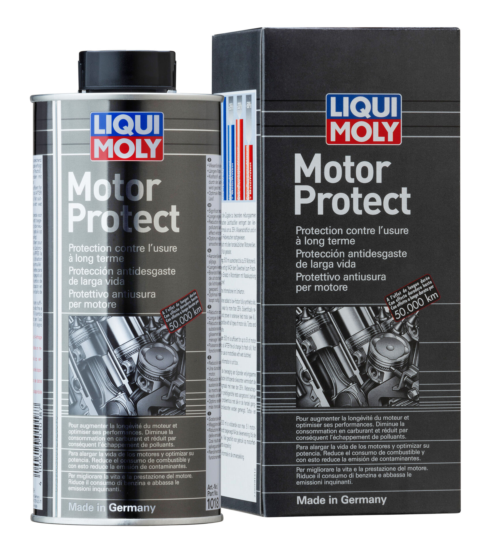  Liqui Moly MotorProtect Langzeit Verschleiß 1x 500 ml Dose 1018