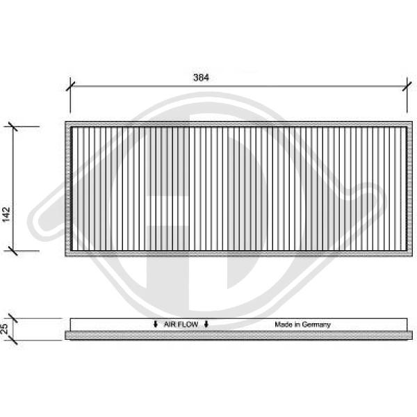 Filter Innenraumluft Innenraumfilter Aktivkohlefilter für Audi A4 8D2 B5