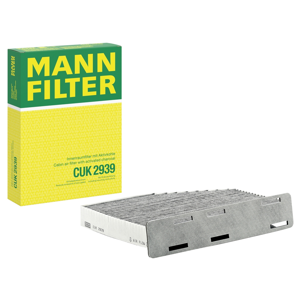 MANN-FILTER CUK 2939 Filter Innenraumluft für VW Golf V 1K1 5K1 1T1 1T2 1T3