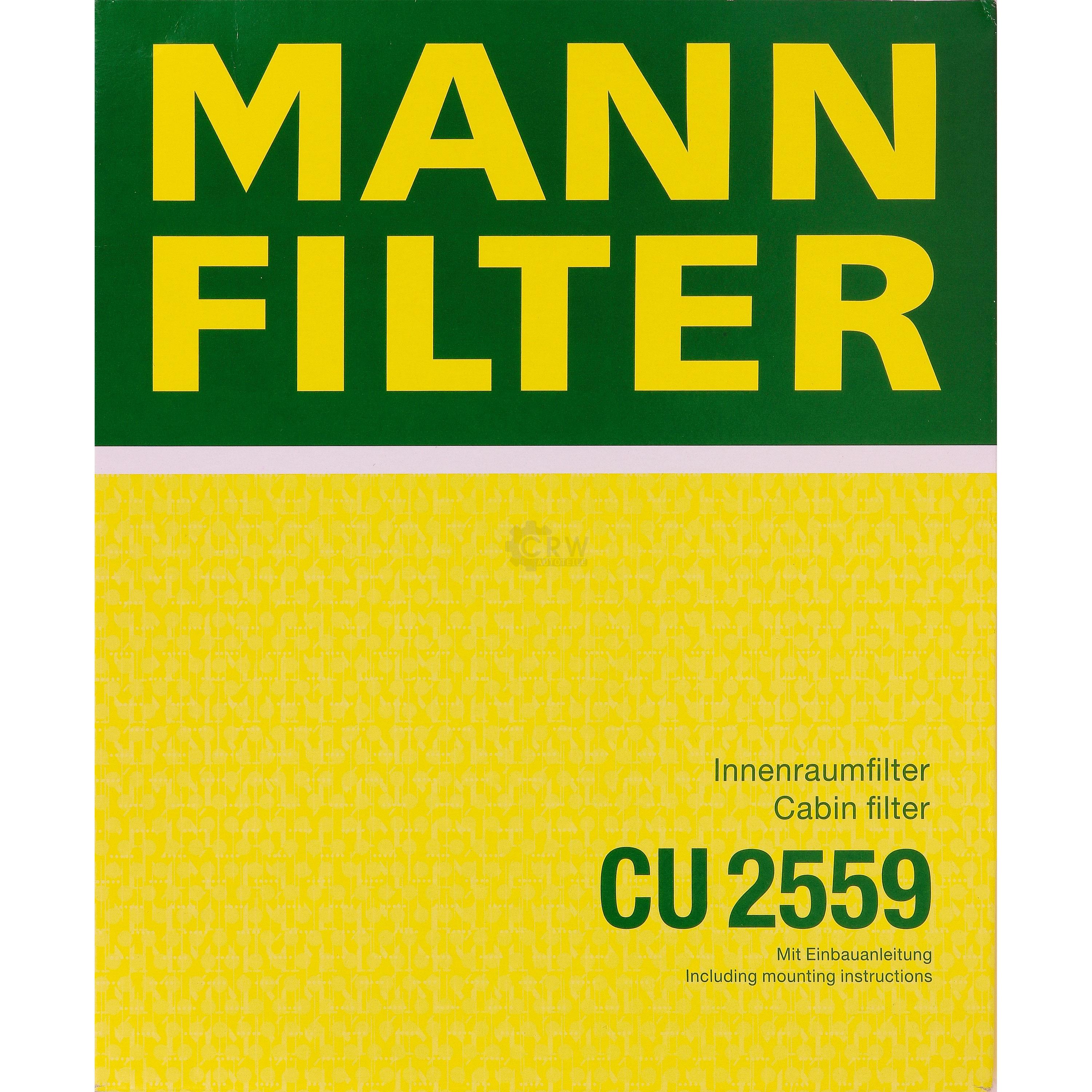 MANN-FILTER Innenraumfilter Pollenfilter CU 2559