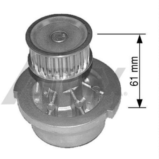 AIRTEX Wasserpumpe Kühlmittelpumpe für Opel Astra G CC F48_ F08_ F35_ Zafira A