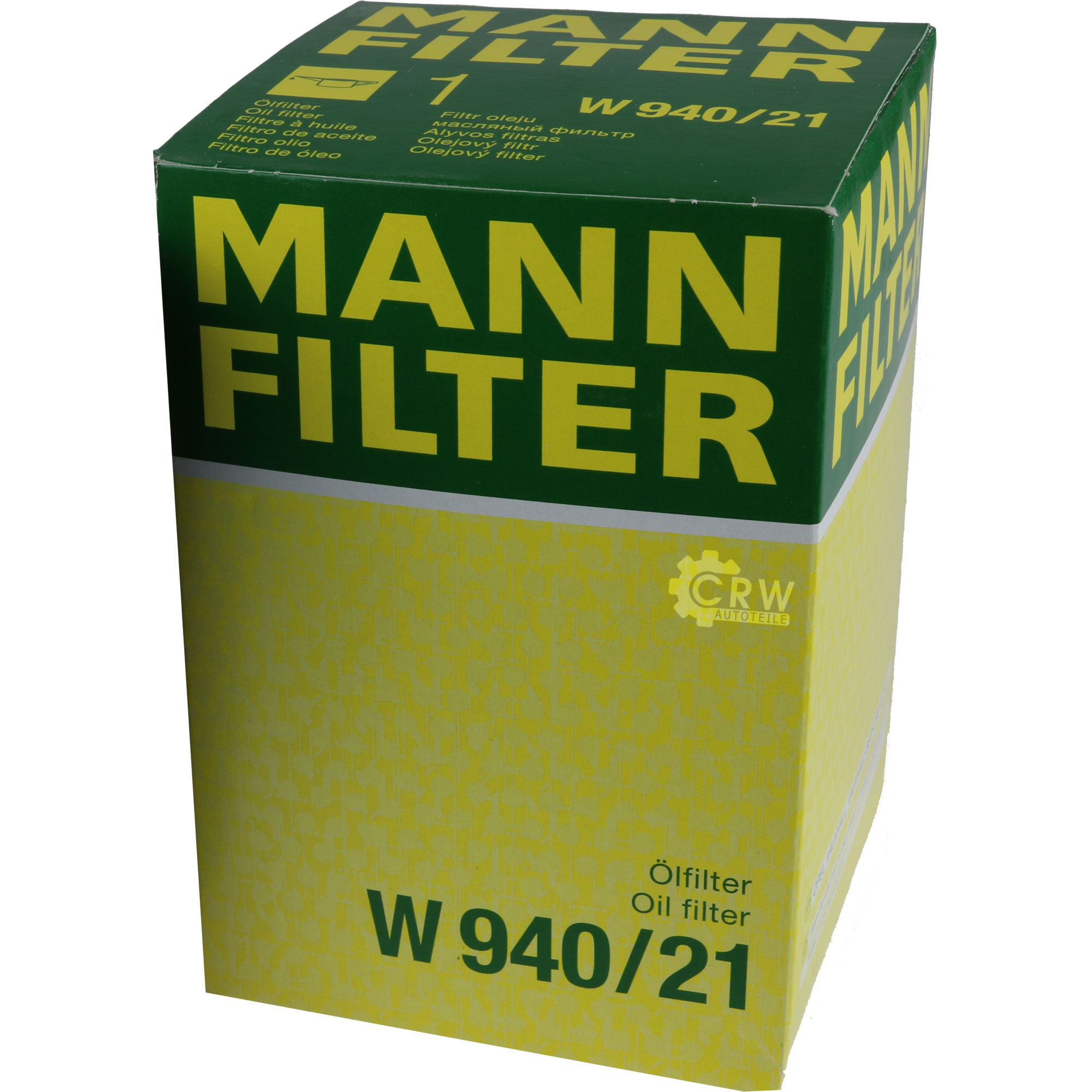 MANN-FILTER Ölfilter W 940/21 Oil Filter