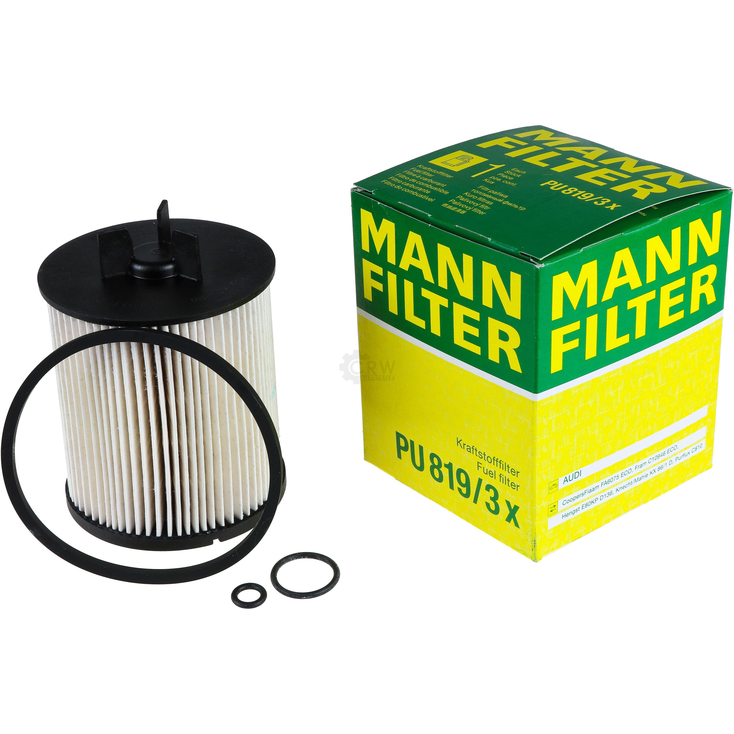 MANN-FILTER Kraftstofffilter PU 819/3 x Fuel Filter