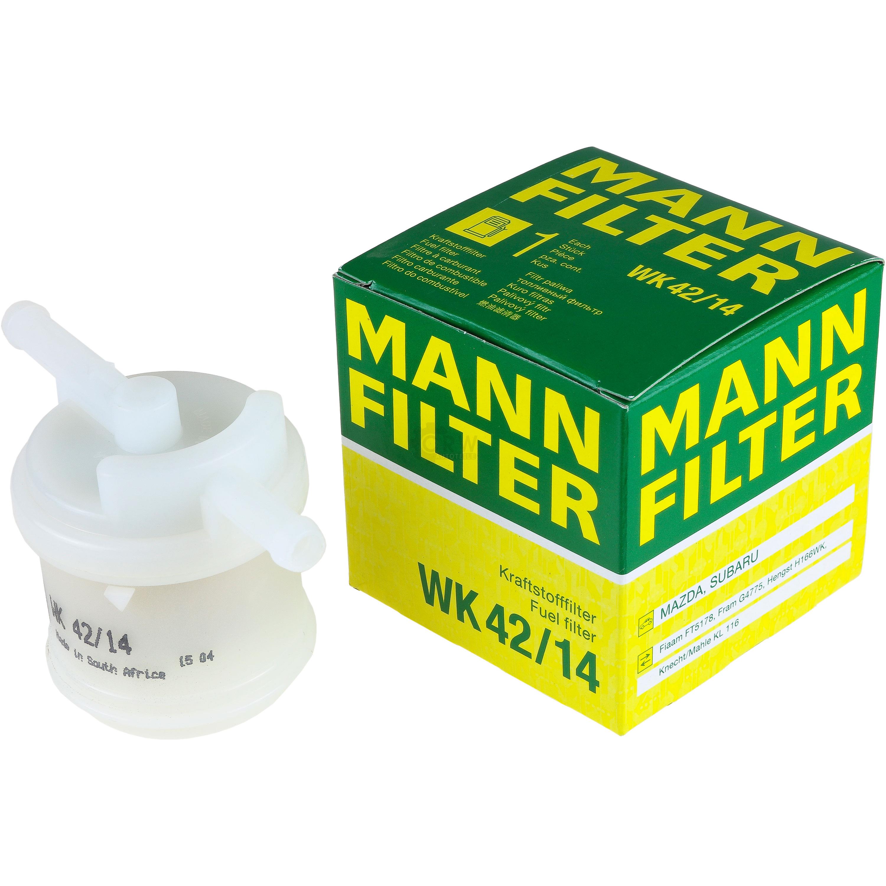MANN-FILTER Kraftstofffilter WK 42/14 Fuel Filter
