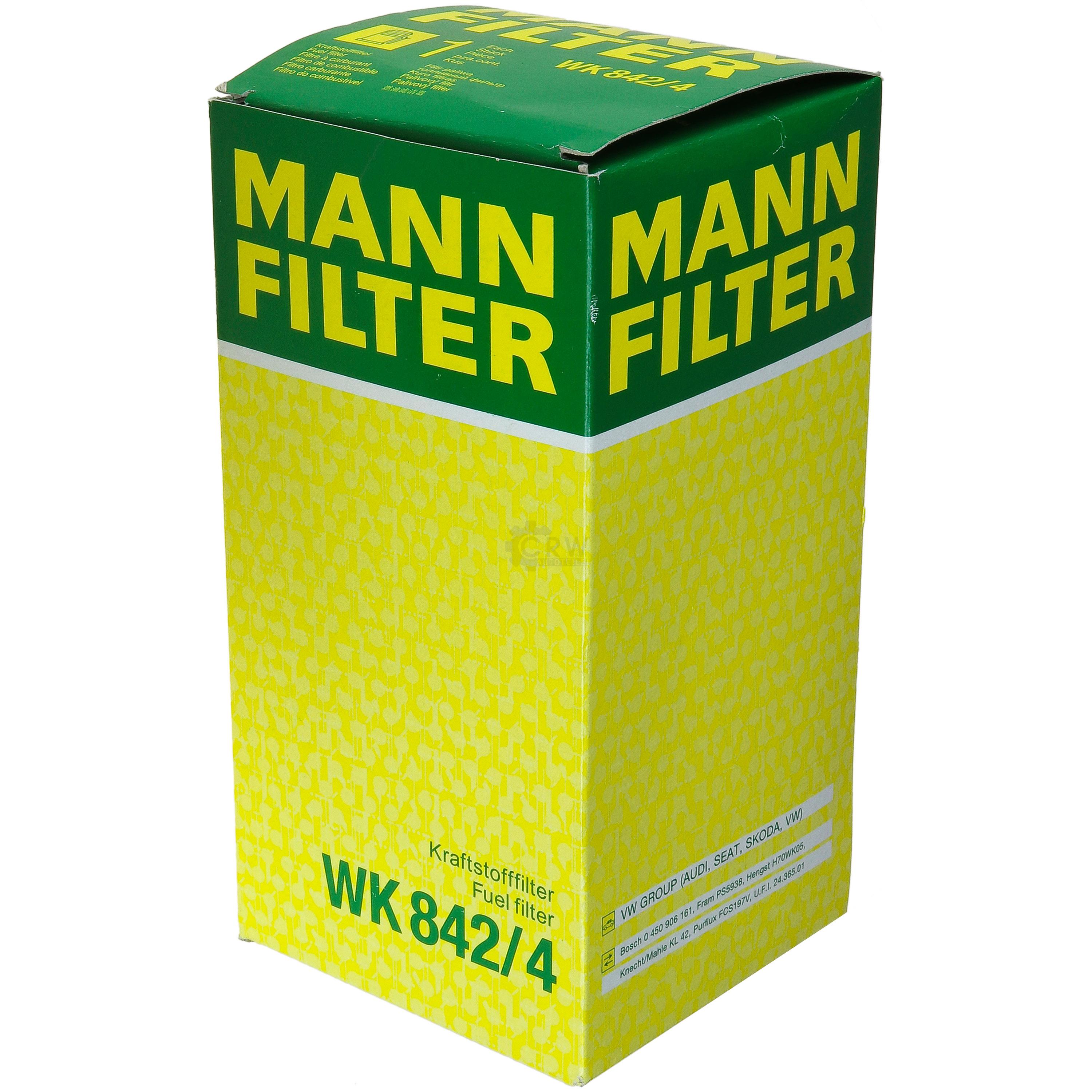 MANN-FILTER Kraftstofffilter WK 842/4 Fuel Filter