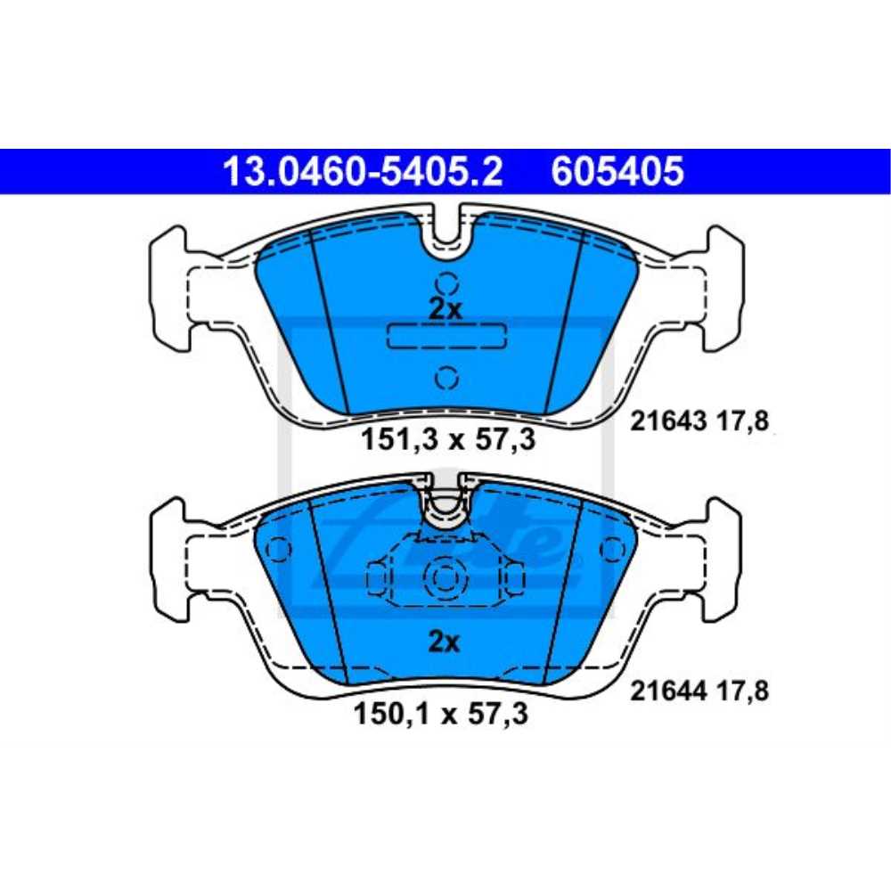 ATE Satz Bremsen Bremsscheiben + Bremsbeläge vorne für BMW 3er Compact E46 E36