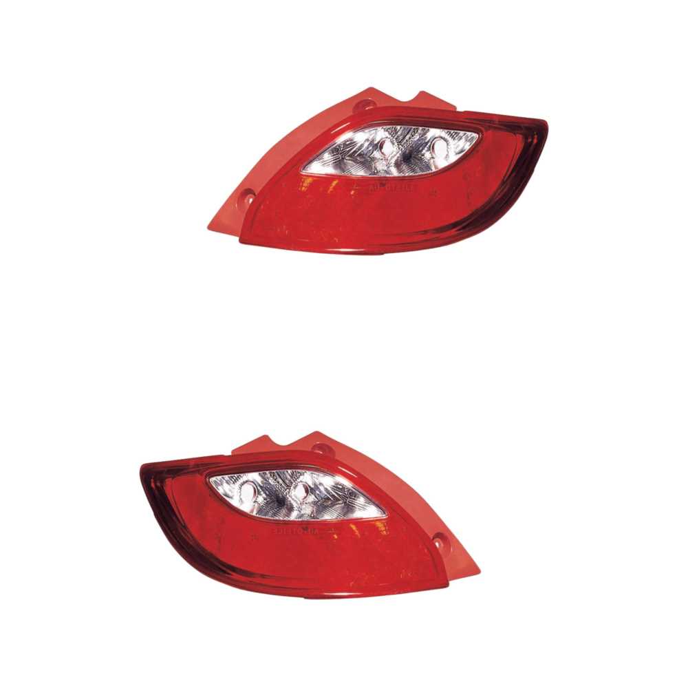 Rückleuchten Heckleuchten Set links & rechts rot für Mazda 2 DE_ DH_3 DE