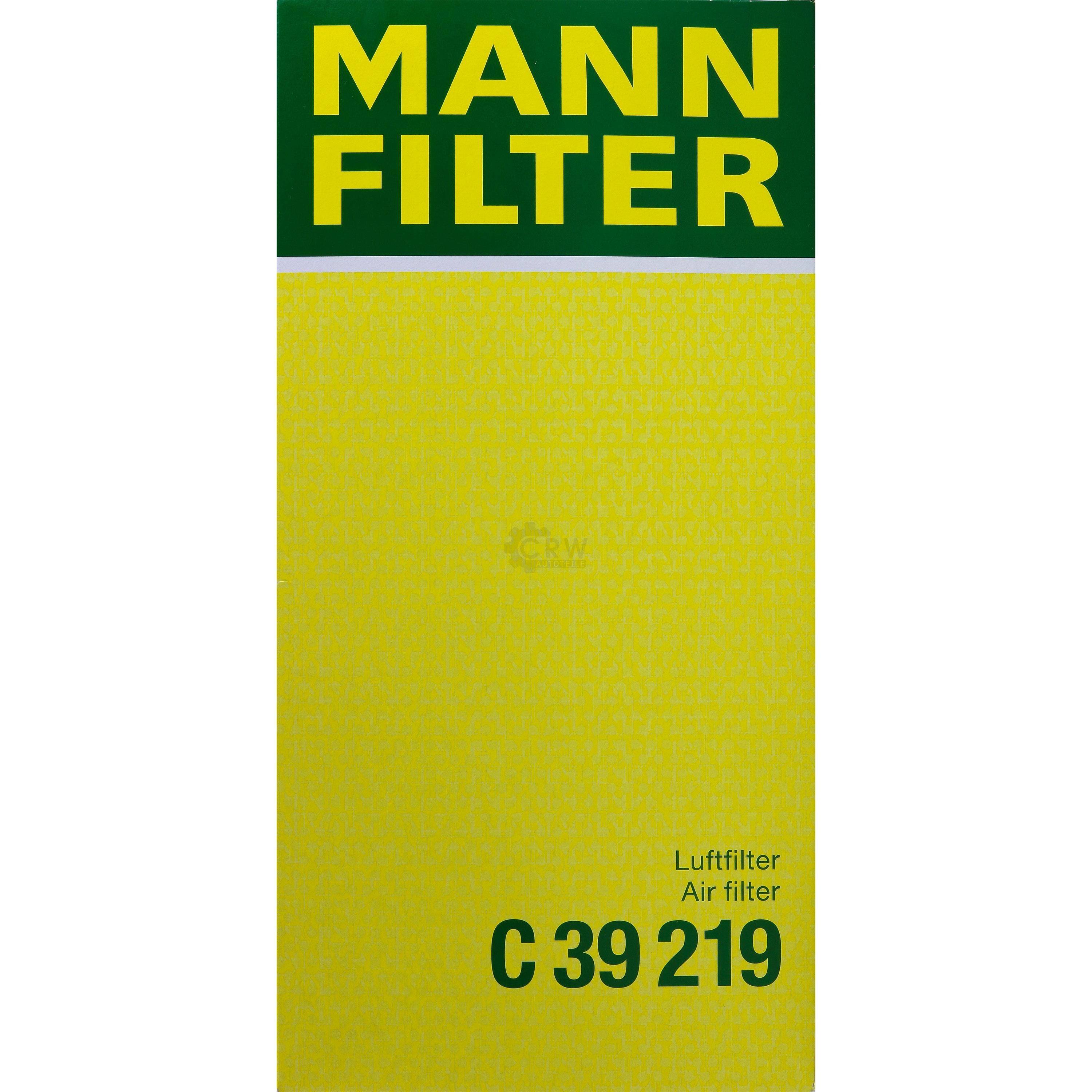 MANN-FILTER Luftfilter für VW Touareg 7P5 3.0 V6 TDI 4.2 V8 7LA 7L6 7L7 2.5