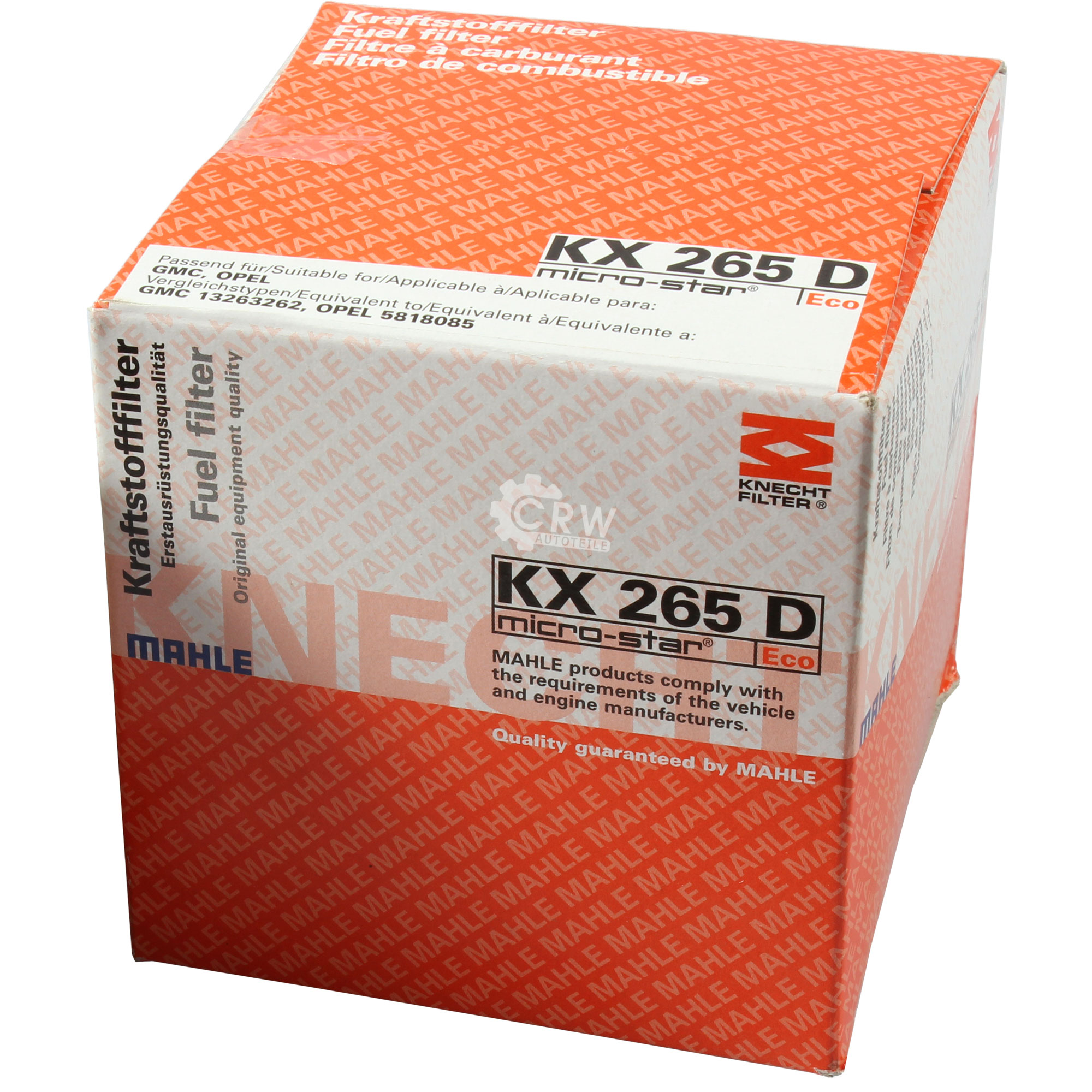 MAHLE Kraftstofffilter KX 265D Fuel Filter