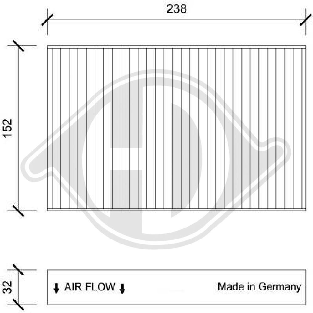 Filter Innenraumfilter Pollenfilter für Nissan Juke F15 Renault Fluence