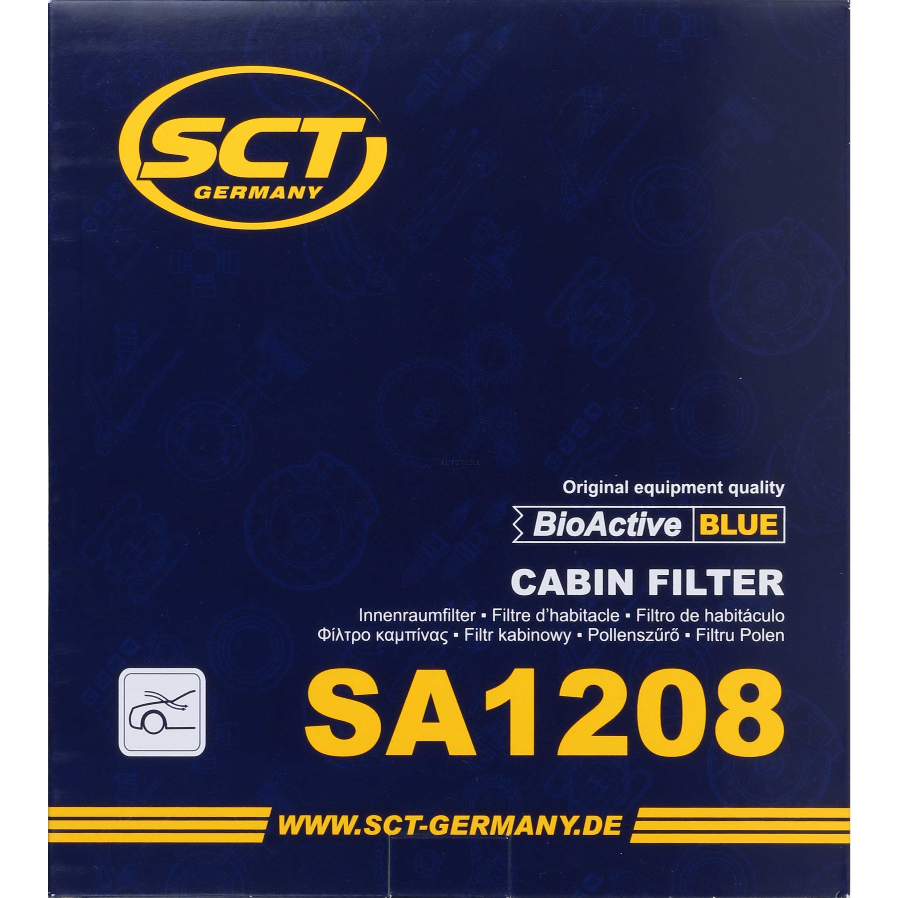 SCT-FILTER  für Toyota Urban Cruiser NSP1_ NLP1_ ZSP1_ NCP11_ 1.33 Yaris _P9_