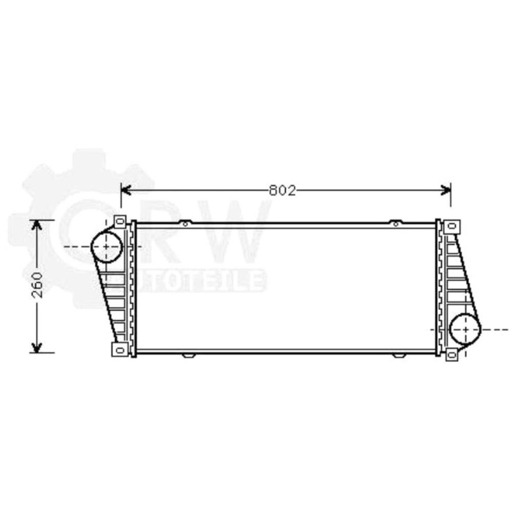 Ladeluftkühler für VW Mercedes-Benz LT 28-46 II Pritsche/Fahrgestell Sprinter
