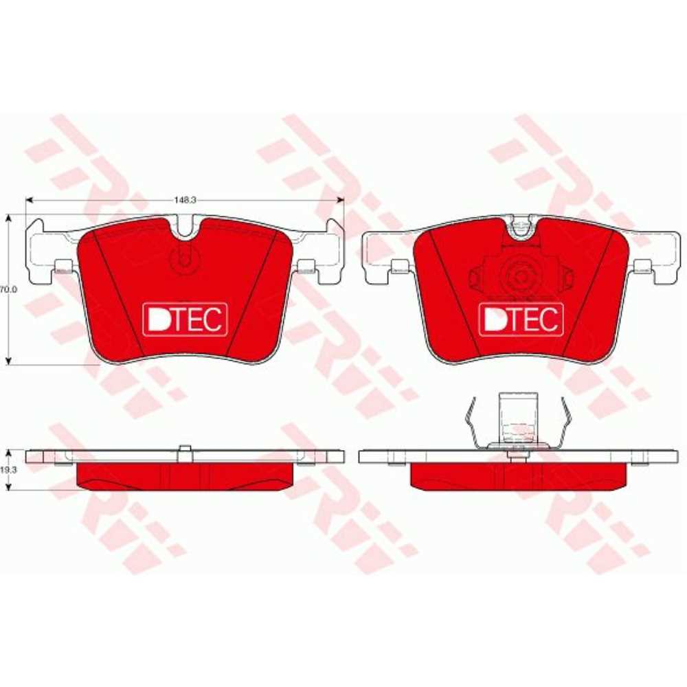 TRW Satz Bremsen Bremsscheiben belüftet vorne + Bremsbeläge für BMW 3er Touring