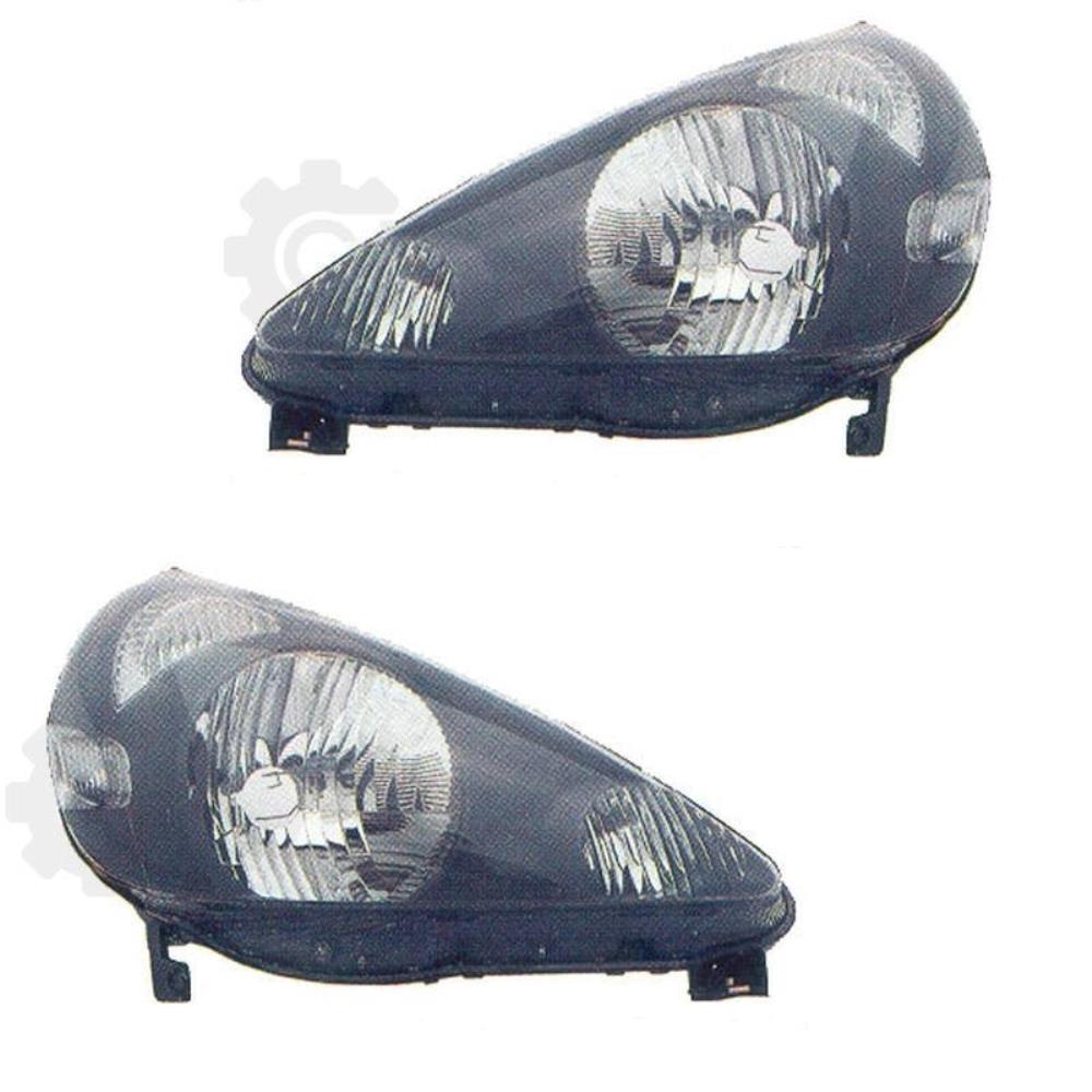 Scheinwerfer Set für Honda Jazz (GD) 03.02.-08.04 H4 ohne Motor mit Blinker