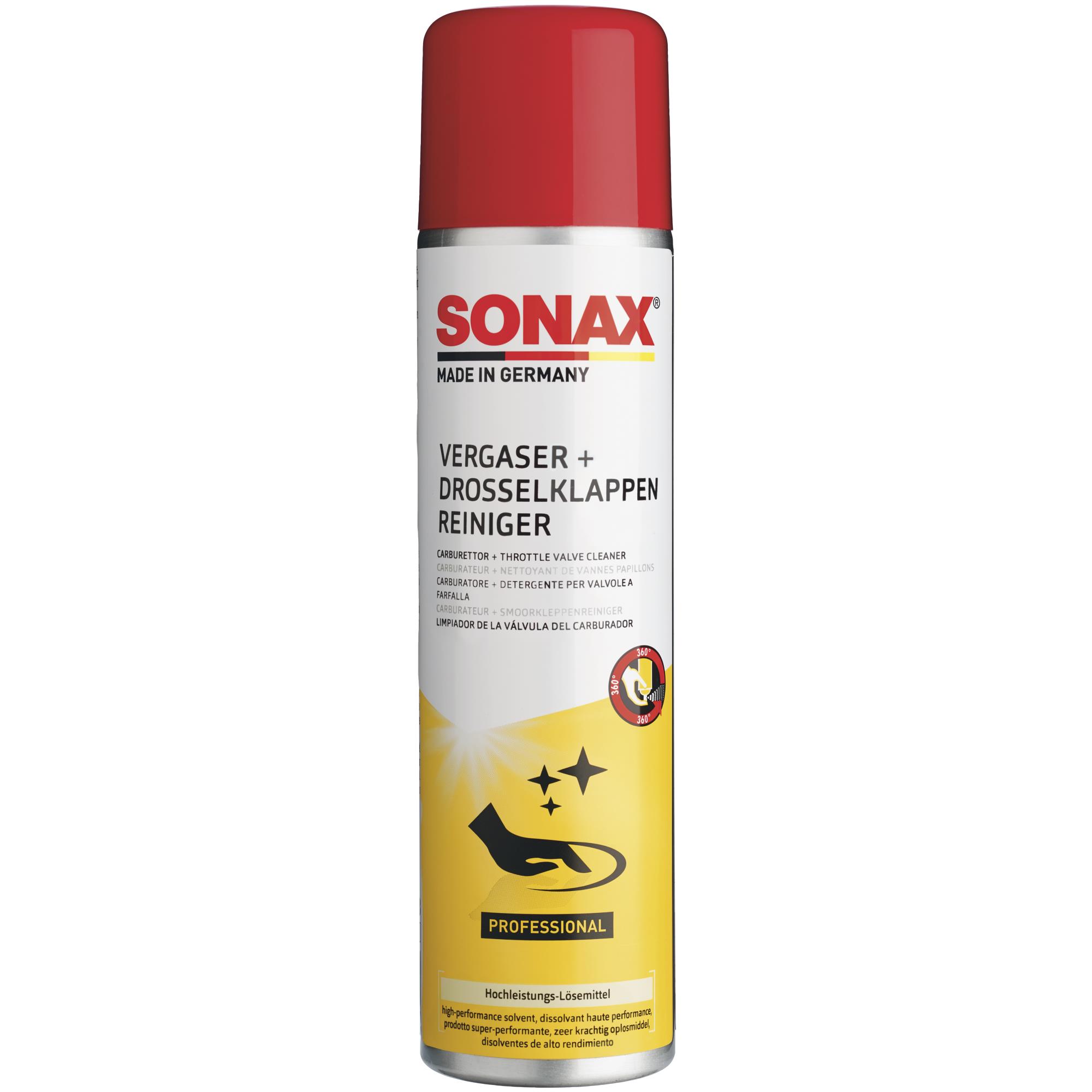 SONAX Vergaser + DrosselklappenReiniger Motorteilereinigung 400 ml