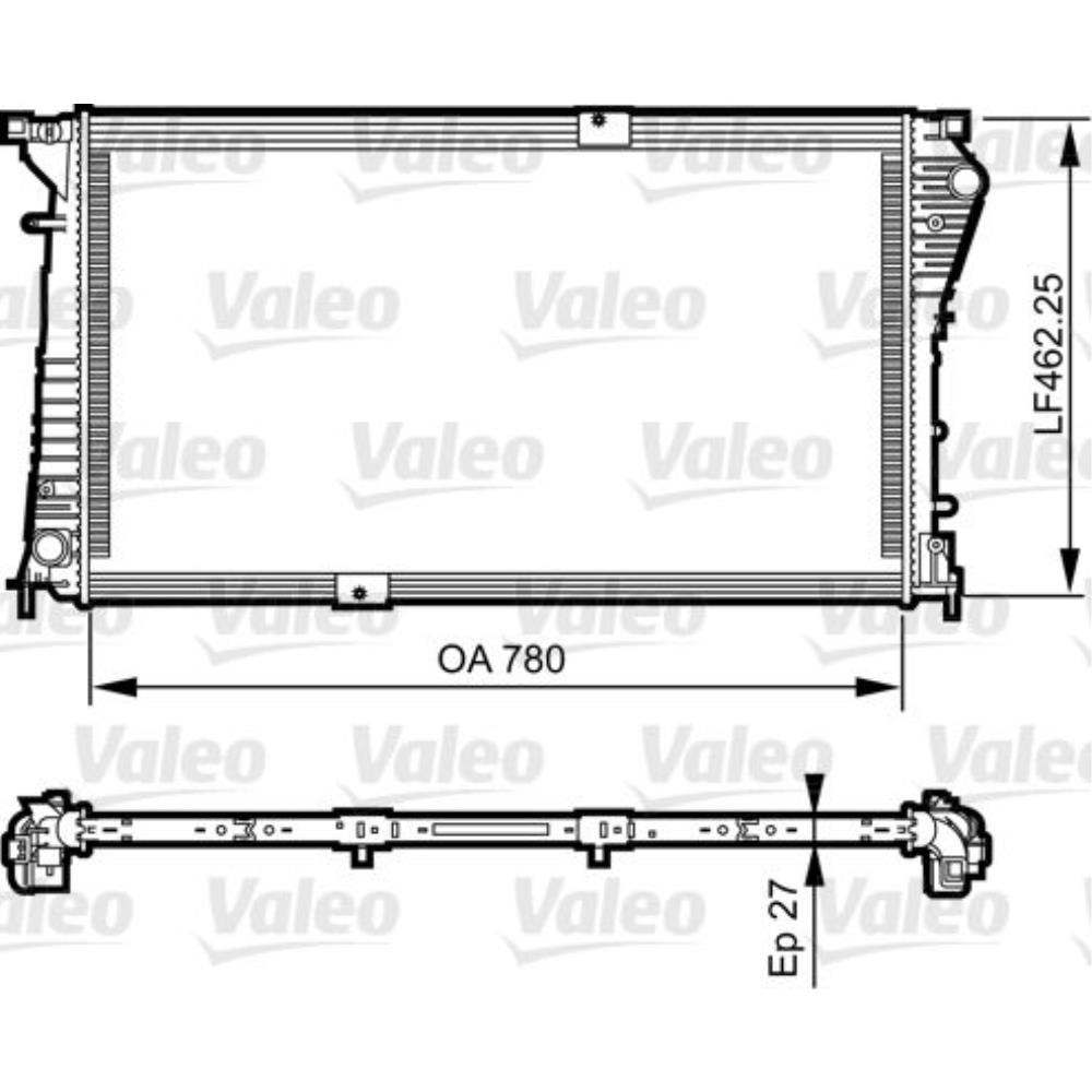 VALEO Wasserkühler Motorkühler für Renault Trafic II Bus JL 2.0 dCi 115