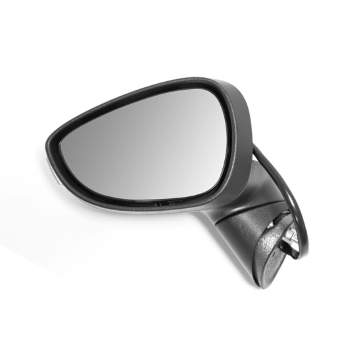 Außenspiegel Spiegel links elektrisch grundiert mit Blinklicht für Ford Fiesta