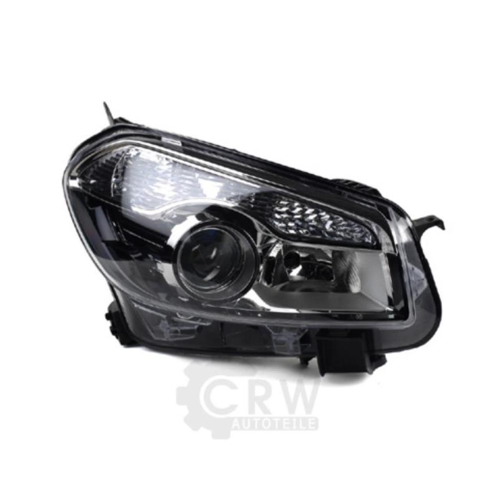 Scheinwerfer Halogen rechts für Nissan QASHQAI J10/JJ10 Bj. 03/10->> H7/H7 chrom
