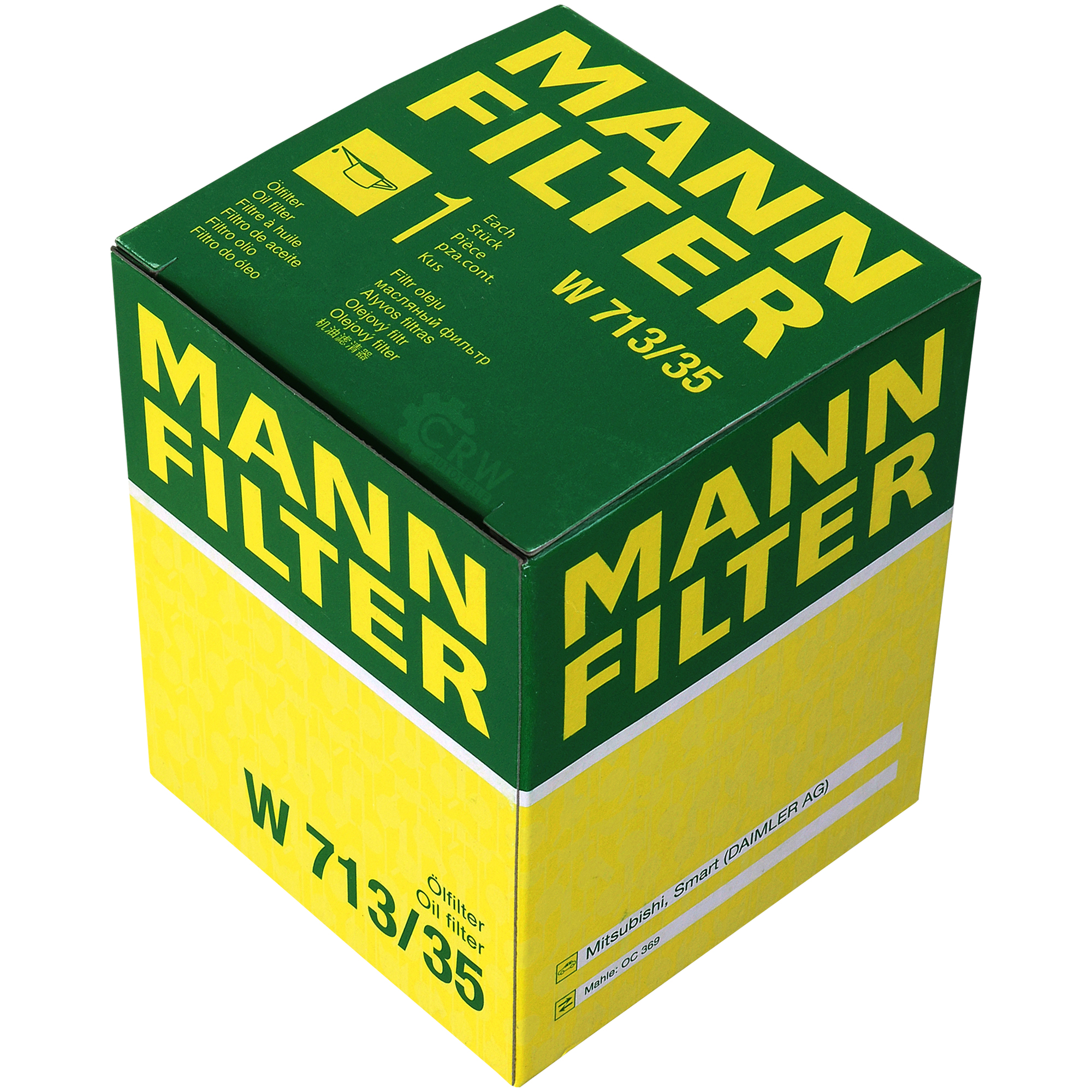MANN-FILTER Ölfilter W 713/35 Oil Filter