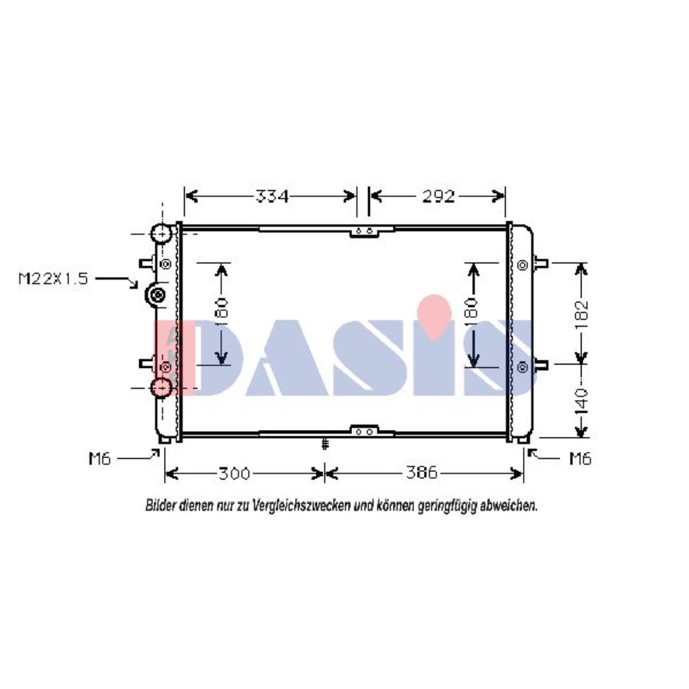 Wasserkühler Motorkühler mechanisch gefügt für Seat Ibiza II 6K1 1.4i