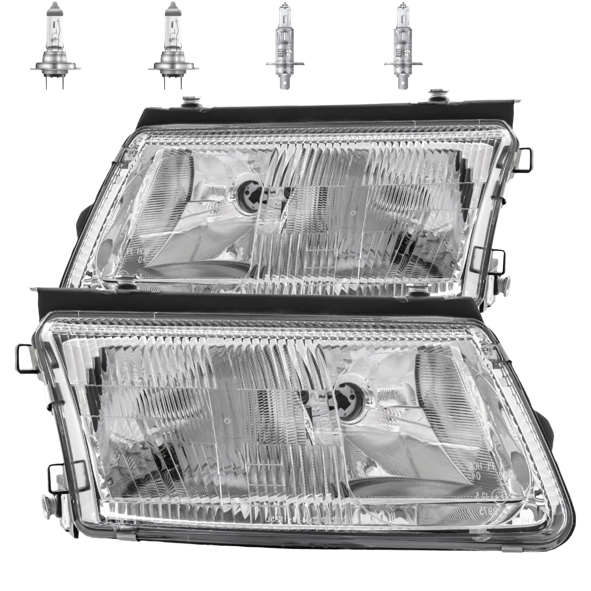 Scheinwerfer Set für VW Passat 3B Bj. 08.96-12.01 Osram H7/H1 ohne Nebelleuchte
