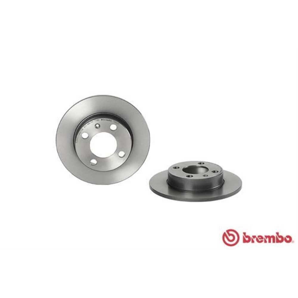 BREMBO Satz Bremsen Bremsscheiben Voll hinten + Bremsbeläge für VW Seat Polo