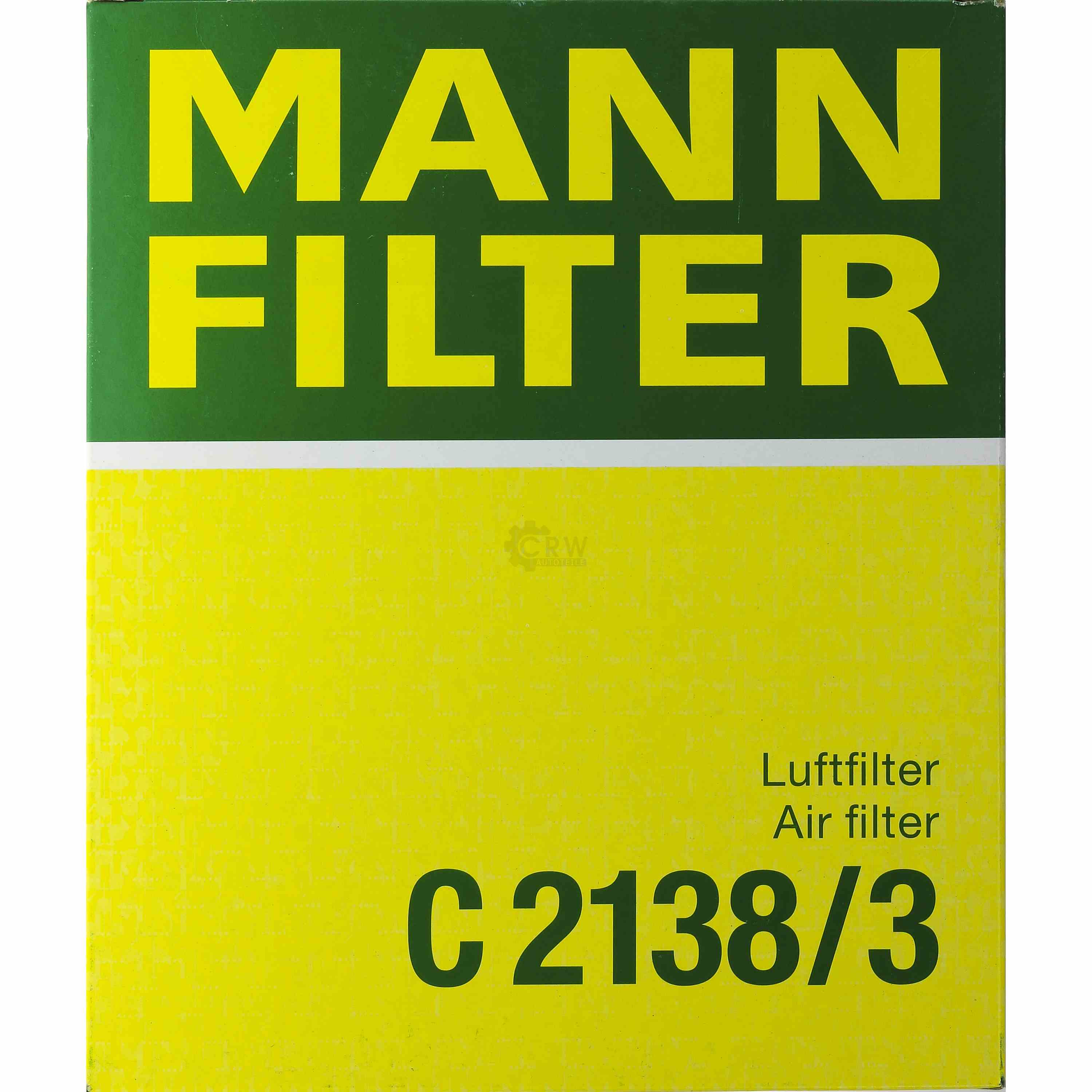 MANN-FILTER Luftfilter für Honda CRX III EH EG 1.6 ESi 1.6i VTi Civic VI