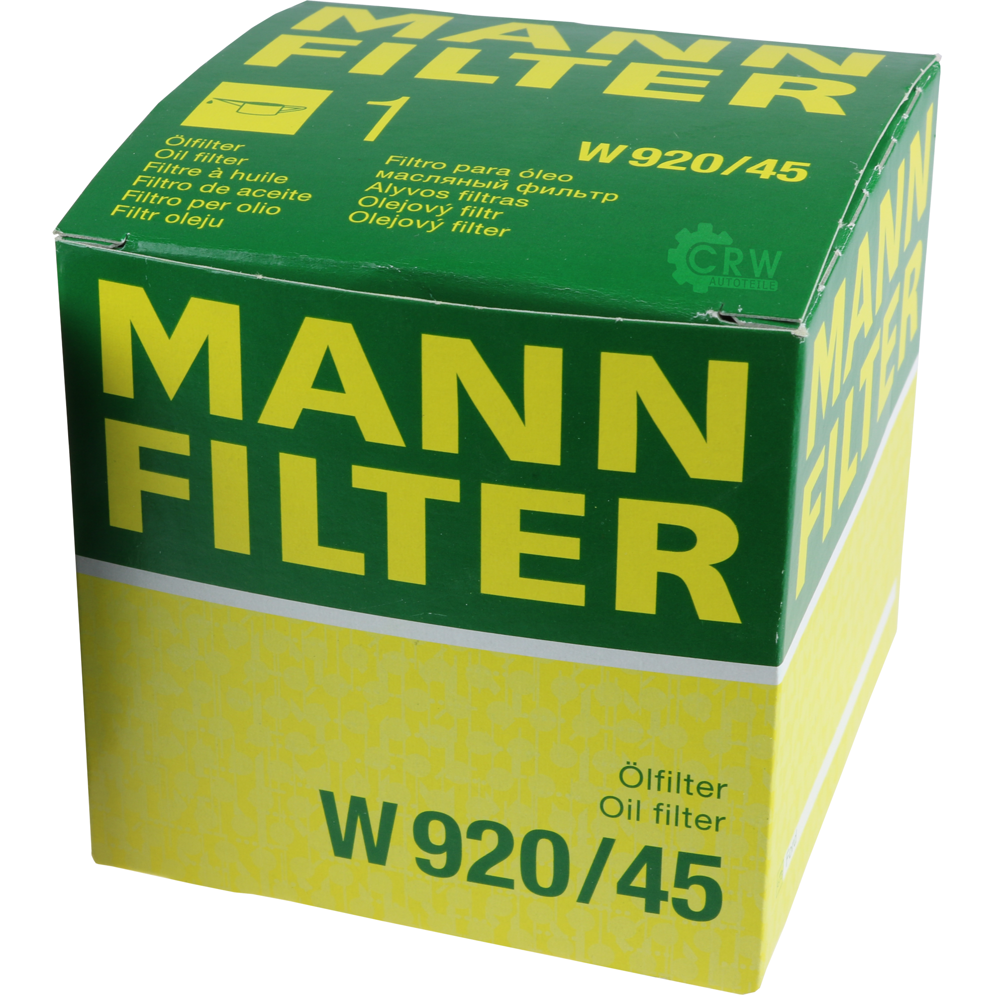 MANN-FILTER Ölfilter W 920/45 Oil Filter