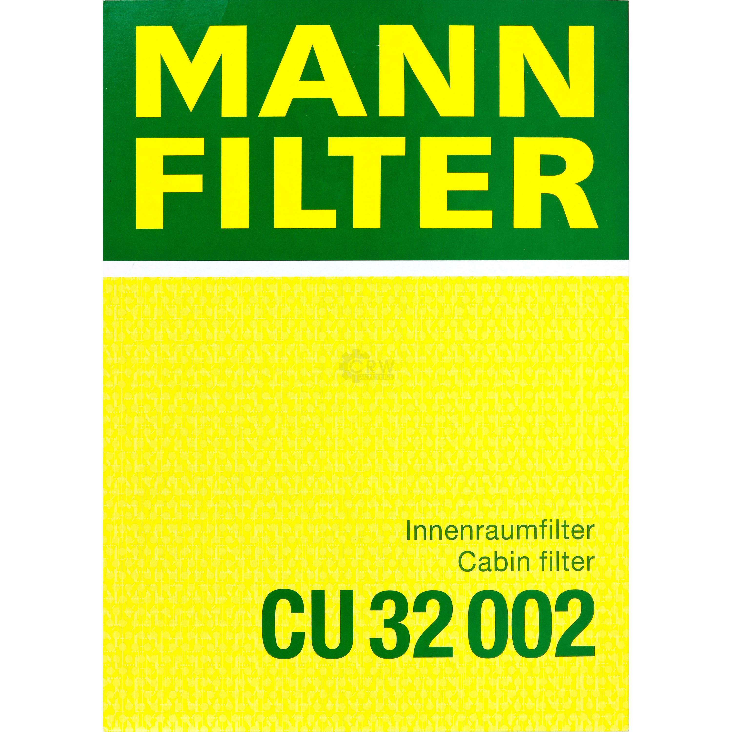 MANN-FILTER CU 32 002 Innenraumluft Pollenfilter Innenraumfilter