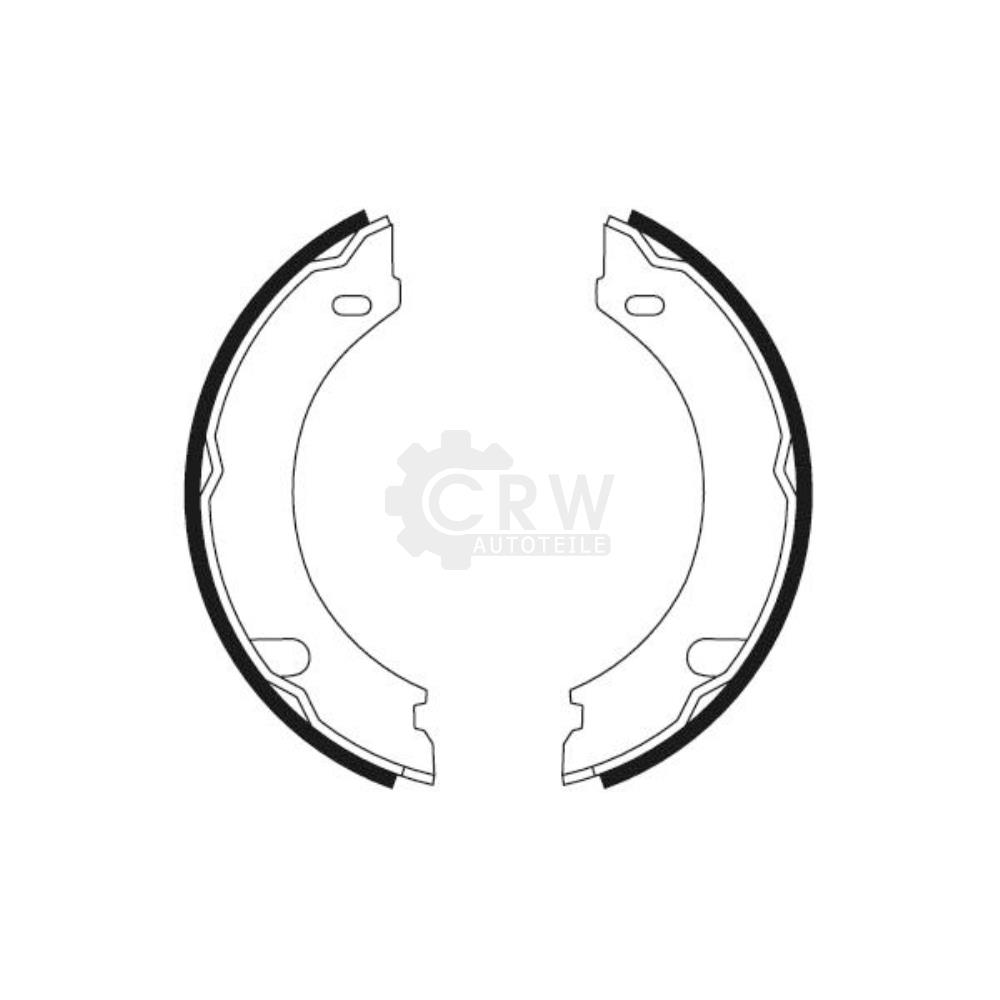 Bremsbackensatz Feststellbremse 2748538 für Volvo 780 782 V90 Kombi 944 945