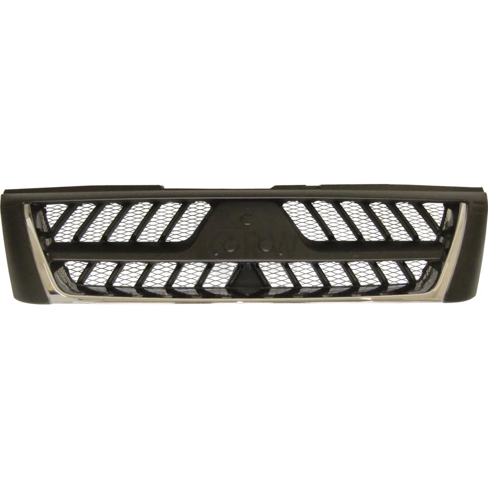 Kühlergrill Grill für Mitsubishi Pajero chrom/schwarz 03-06 AGO