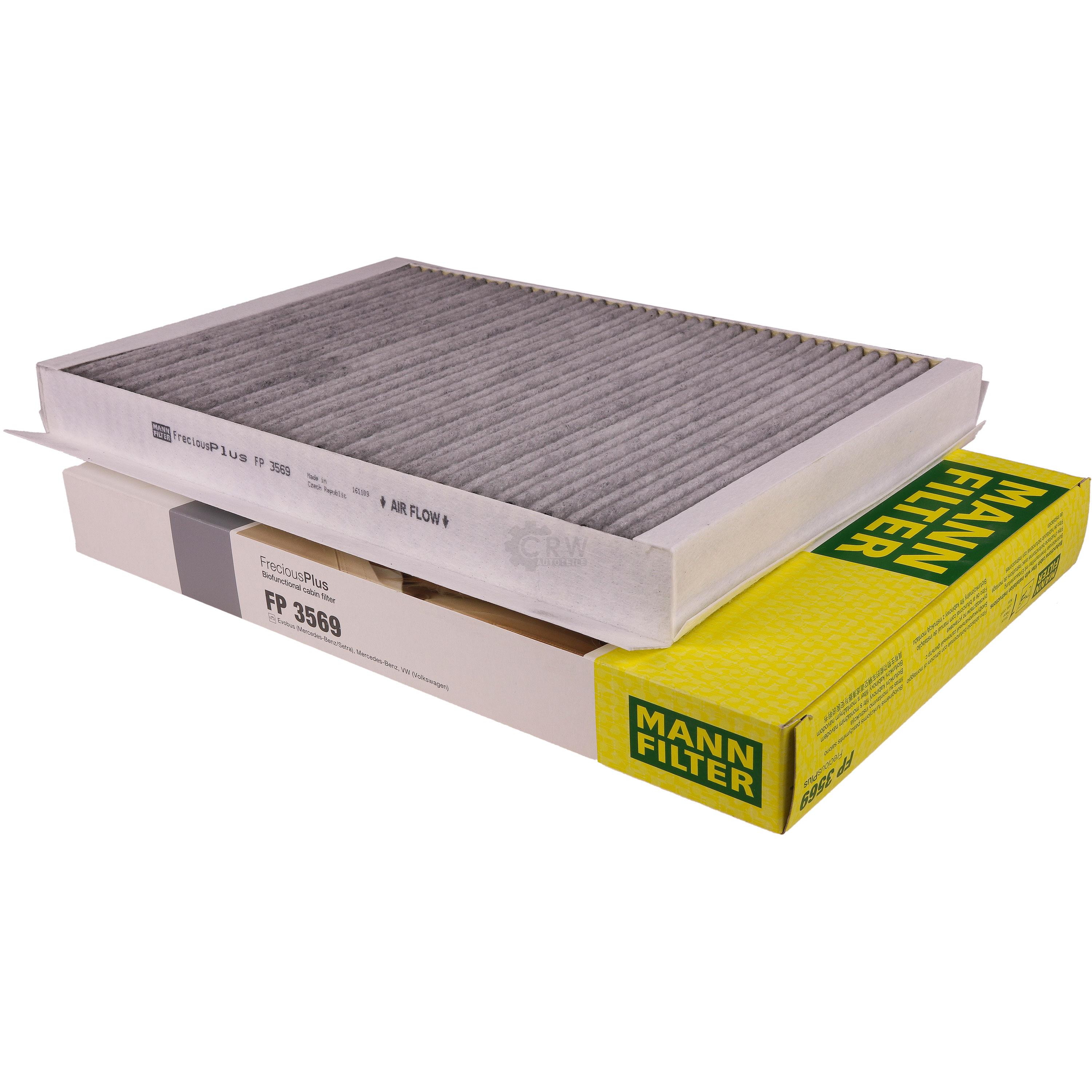 MANN-Filter Innenraumfilter Biofunctional für Allergiker FP 3569