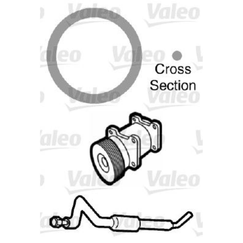 VALEO Dichtung Kühlmittelrohrleitung 509736