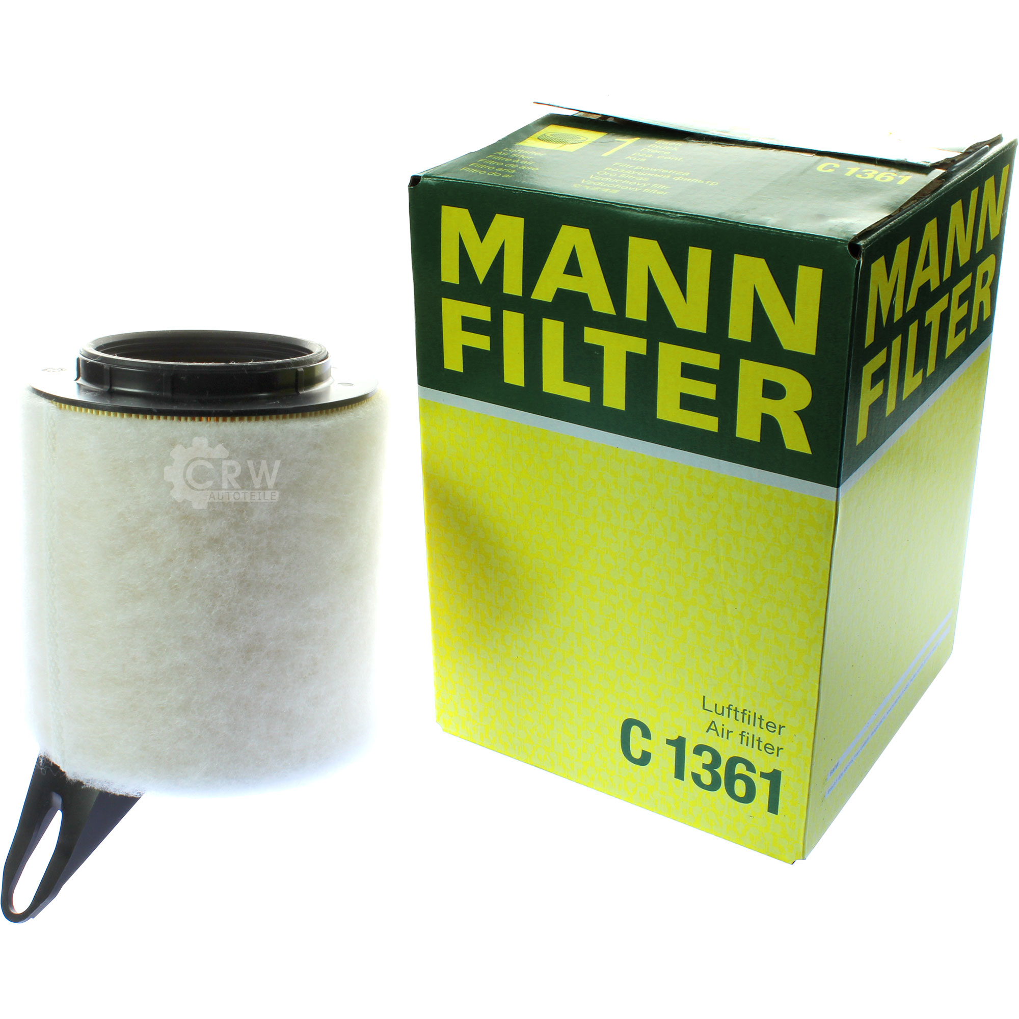 MANN-FILTER Luftfilter für BMW 1er E87 116i 118i E81 3er E90 318i 320i E88 120i