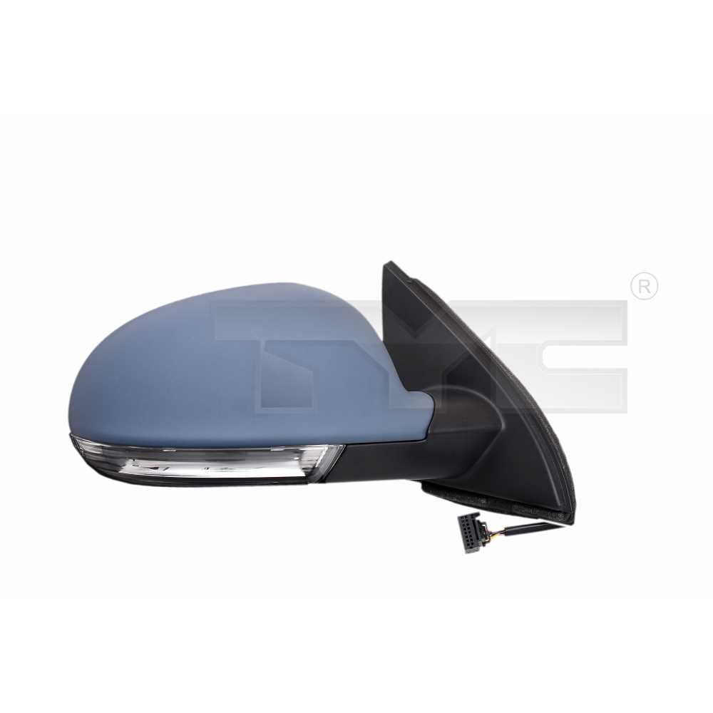 Außenspiegel Spiegel links grundiert passend für VW Golf VI Variant AJ5