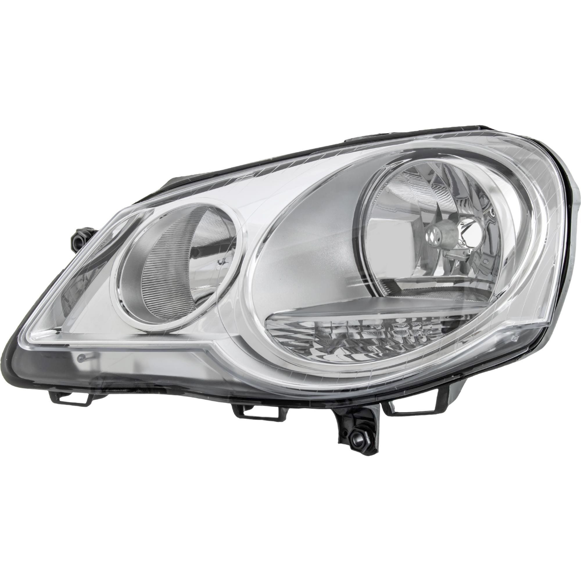 Halogen Scheinwerfer links für VW POLO (9N_) Bj. 10.01-11.09 H7/H1 mit Motor AP8