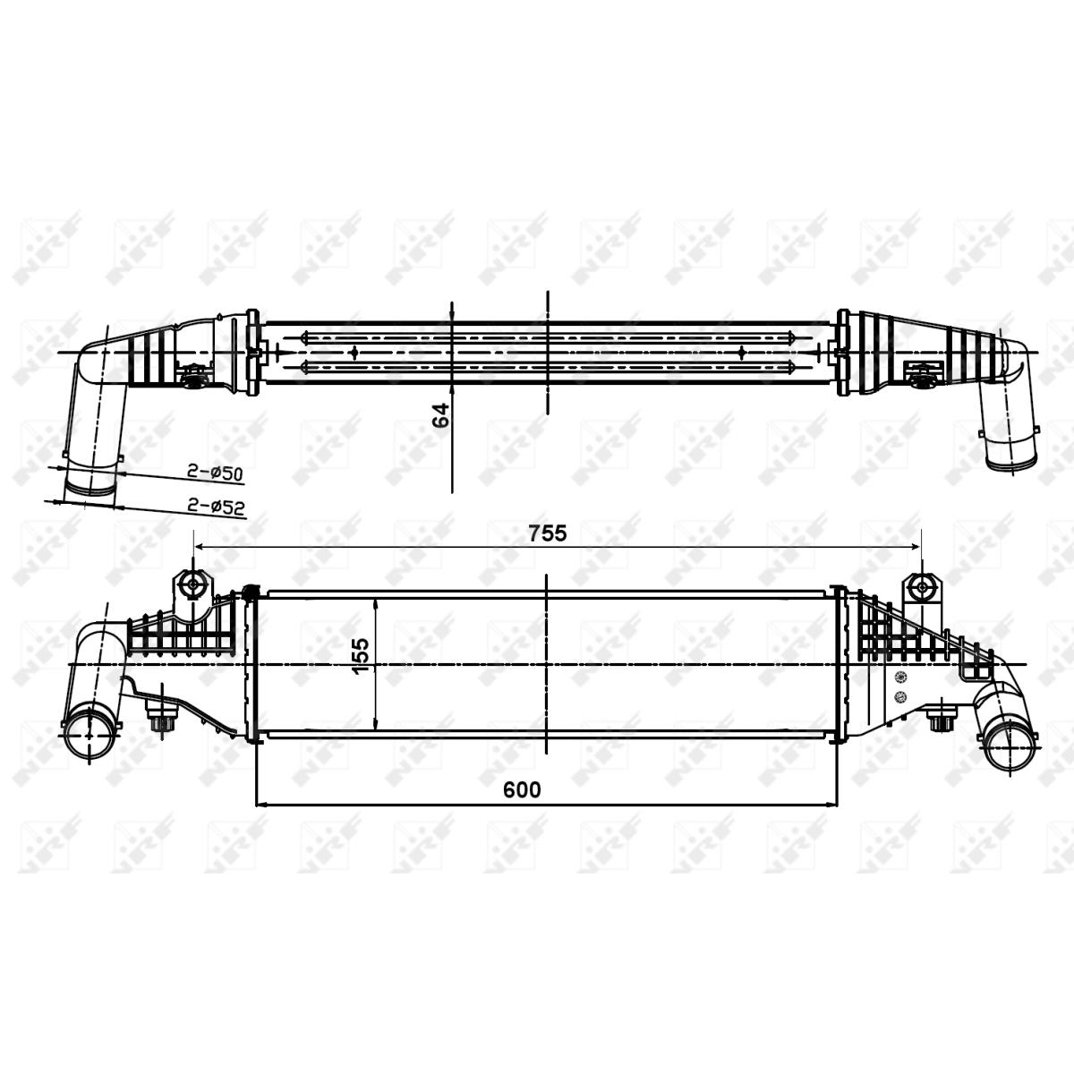 Ladeluftkühler luftgekühlt für Mazda 3 BK Space Wagon N3_W N4_W N1_W N2_W